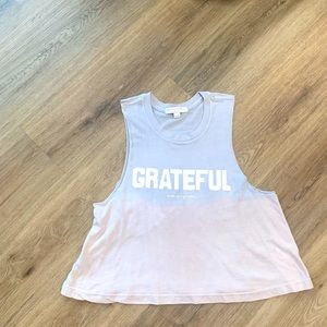 SPIRITUAL GANGSTER Grateful 🙏🏼 Crop Tank